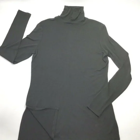 Athleta Threadlight Turtleneck Tunic Women's Size XS Lightweight Knit Olive - Picture 6 of 9